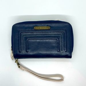 Unused Blue Stone Mountain Wallet